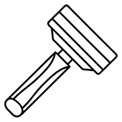 Wide Bristle Brush for Painting and Surface Cleaning Tasks

