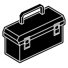 Heavy Duty Metal Toolbox for Holding Hand Tools