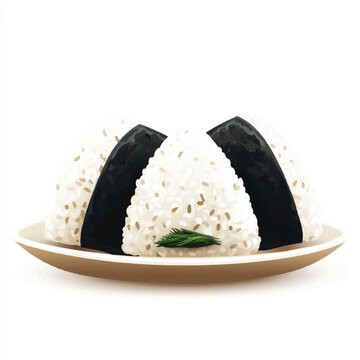 an onigir rice ball
