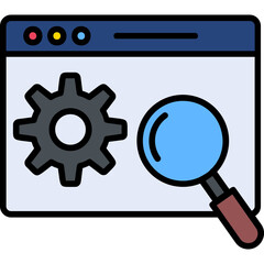 Analytical Vector Icon Design