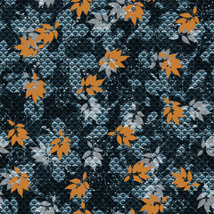 Floral seamless background for textile or book covers, manufacturing, wallpapers, print, gift wrap and scrapbooking.