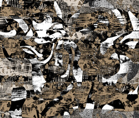 grunge background with eiffel tower