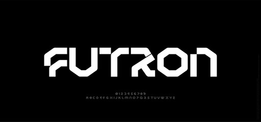 Technology sport modern alphabet logo font. Typography bold typeface design for sport, abstract, fashion, digital, future creative logos fonts. vector illustration