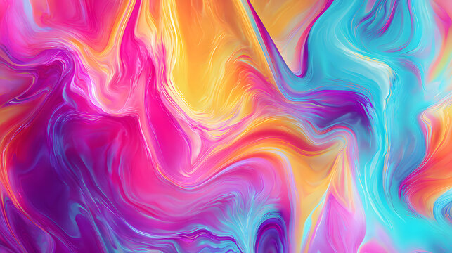 Bright candy-colored background with soft pastel tones and playful vibe