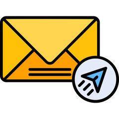 Send Mail Vector Icon Design