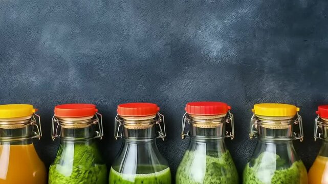 Vibrant Detox Juices: A Rainbow of Healthy Smoothies