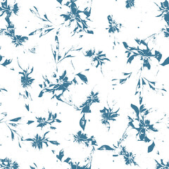 snowflakes seamless pattern