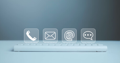 Communications send messages through e-mail messages in computer systems and online internet...