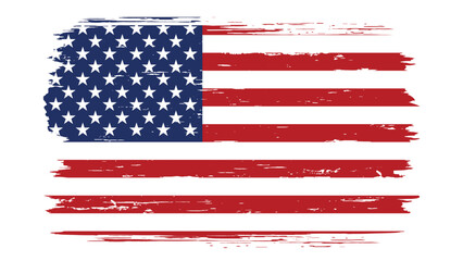 Grunge-style vintage USA flag, perfect for Independence Day, national holidays, and other patriotic celebrations. Vector EPS10.