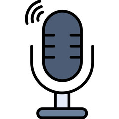 Microphone Vector Icon Design
