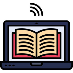 Ebook Vector Icon Design
