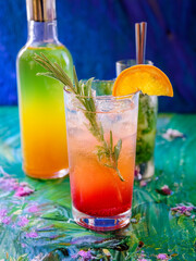 Fototapeta premium a visually appealing drink, just like their alcoholic counterparts. While specific recipes vary, the fundamental steps and techniques are quite consistent. Here's a detailed