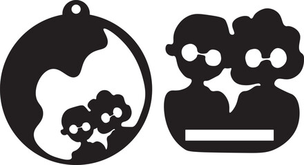 Dzień babci i dziadka - medal i zakładka do książki © Zuzanna