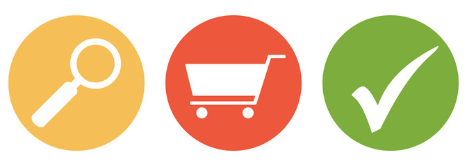 Supermarkt suchen und finden - Button Banner