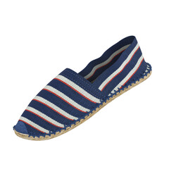 Men's Canvas Espadrille Casual Shoes loafer high quality realistic 3d render