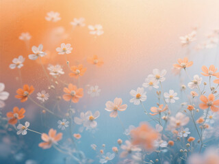 grunge floral background
