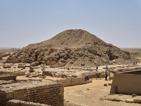The Pyramid of  King Teti at the Saqqara Necropolis in Egypt