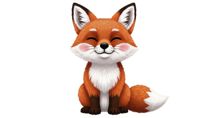 Isolated Cute Fox