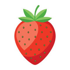 Obraz premium Strawberry with tiny seeds