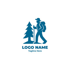 Travel company logo and tourism vector symbol for vacation branding, trip icon design, modern airplane logo, creative destination graphic for travel agency identity