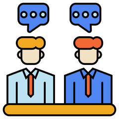 Formal Meeting Icon