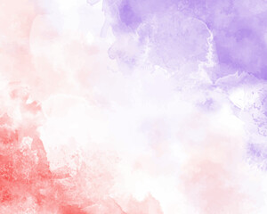 Abstract colorful watercolor for background. Digital art painting. Design for your date, postcard, banner, wedding invitation card