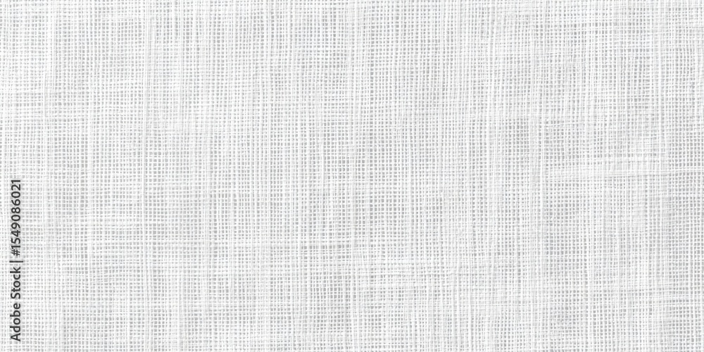 Poster close-up of white textured fabric with intricate woven pattern and subtle background