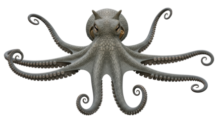 Isolated Octopus