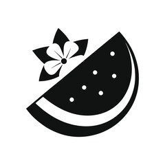 Summer Watermelon vector illustration icon