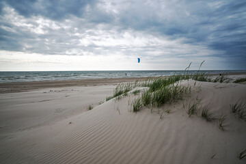 Summer evening by Baltic sea, Liepaja, Latvia.