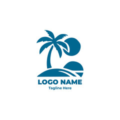 Travel logo and vector for tourism brand identity, global vacation icon, trip agency logo, airplane journey symbol, modern business branding for travel and holiday company