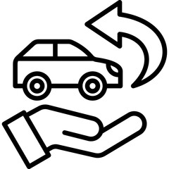 Car Return Icon
