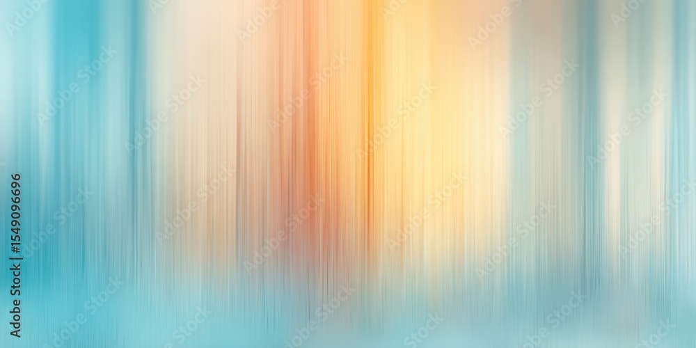 Poster abstract blurred background with vertical streaks of vibrant warm and cool colors intensity