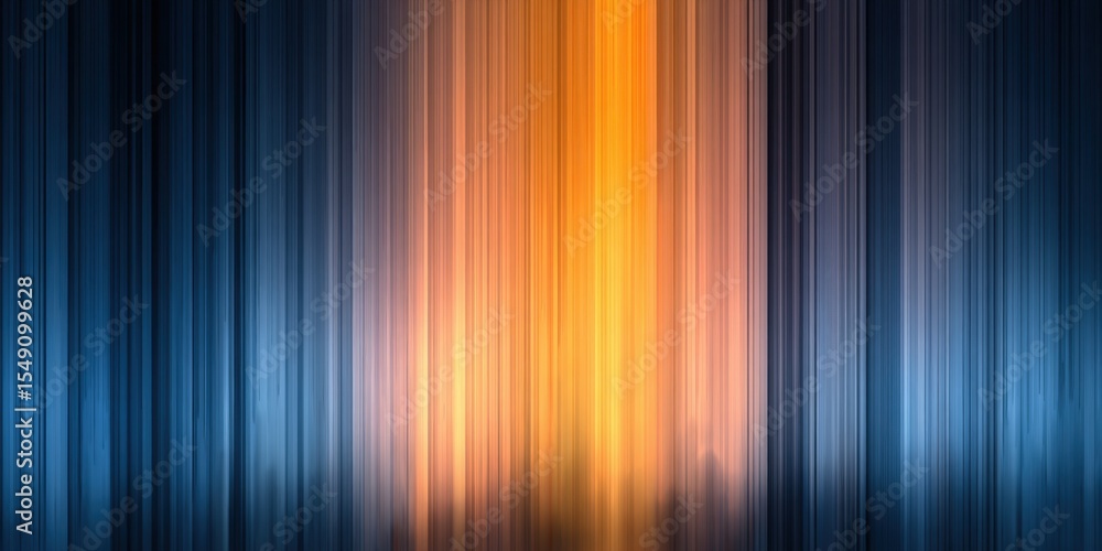 Poster vibrant colorful abstract background with vertical streaks blending warm and cool tones