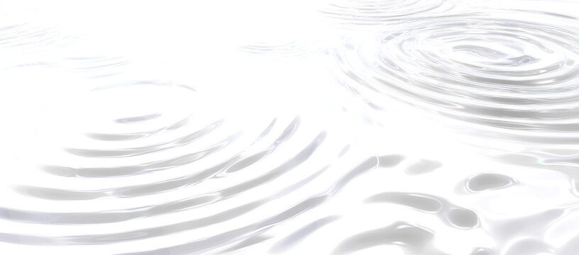 Abstract blue transparent water surface texture natural ripple background. clear water wave texture on transparent background Sunlight effect on surface of defocus blurred water. summer or spa concept