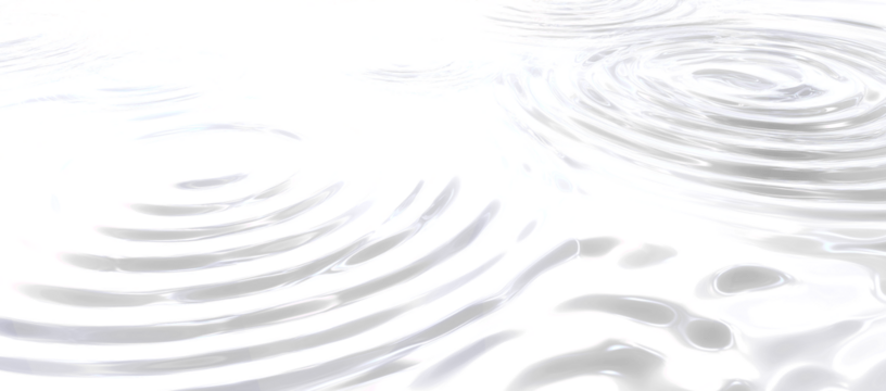 Abstract blue transparent water surface texture natural ripple background. clear water wave texture on transparent background Sunlight effect on surface of defocus blurred water. summer or spa concept