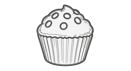 Isolated Cupcake