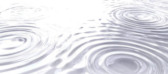 Abstract blue transparent water surface texture natural ripple background. clear water wave texture on transparent background Sunlight effect on surface of defocus blurred water. summer or spa concept