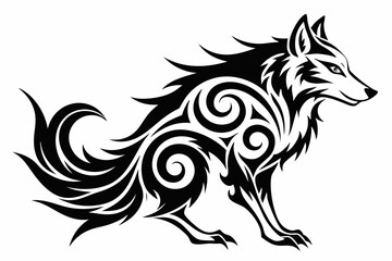 Colorful vector illustration of a raw steak featuring marbled red meat and white fat details in a cartoon style.