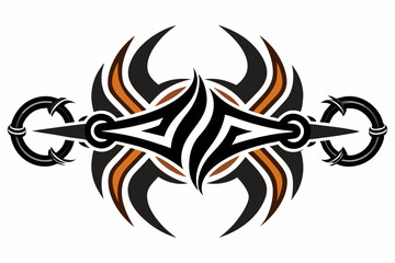 Colorful vector illustration of a raw steak featuring marbled red meat and white fat details in a cartoon style.