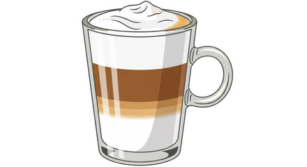 Isolated Latte