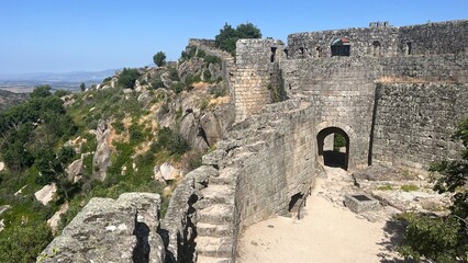 Medieval Castle of Sortelha in Guarda District, Portugal — Historic Landmark with Panoramic Views
