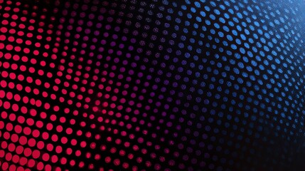 Dotted gradient wallpaper with red, purple, and blue colors creates a modern, abstract background texture for designs.