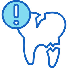 Broken Tooth Icon