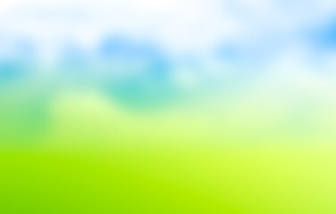 Green nature background, blur bokeh soft sunlight spring forest summer backdrop, beautiful foliage...