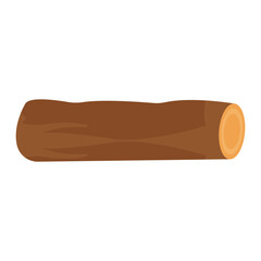 Wood log illustration