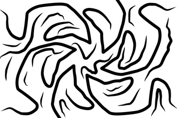 A modern seamless mix pattern combining abstract, geometric, and artistic elements for versatile use in textile design, digital backgrounds, wallpapers, wrapping papers, and branding. The continuous d