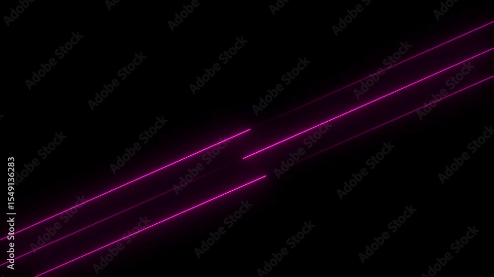 Poster abstract geometric saber line pattern animation backgrounds on black screen abstract geometric saber