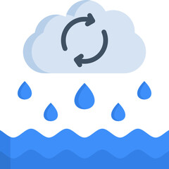 Obraz premium Rainwater Icon