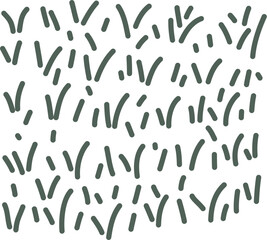 Illustration of grass pattern for design element